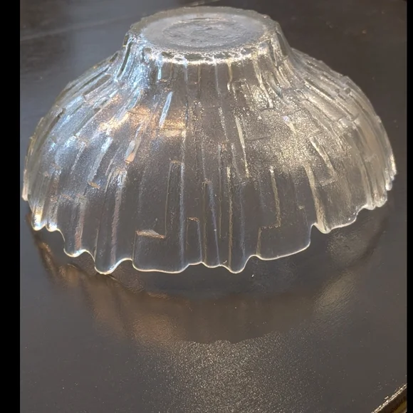Vintage Ravenhood Flair Glass Bowl - Made In UK In The 1970's - Picture 3 of 5
